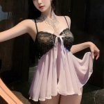 cute-black-pink-dress-1 sexy lingerie