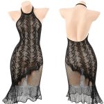 halter-neck-mesh-dress-2 sexy lingerie