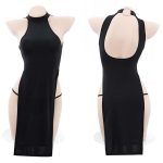 high-slit-halter-dress-2 sexy lingerie