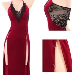 hot-lingerie-high-slit-dress sexy lingerie shop