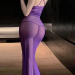 long-mesh-dress mesh lingerie dress