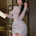 office-girl-lace-dress-3 sexy lingerie