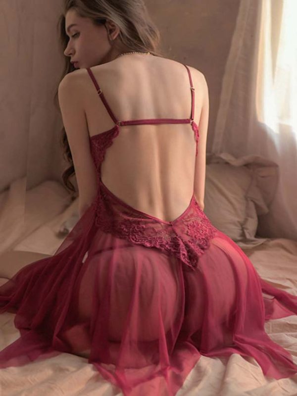 open-mesh-lace-dress-5 sexy lingerie