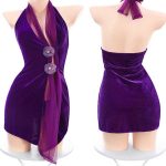purple-rose-dress-2 sexy lingerie