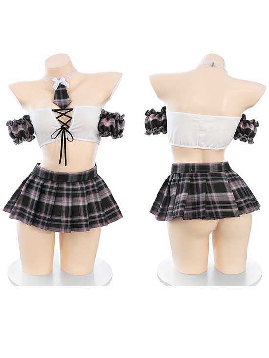 sweet-jk-suit-2 sexy student playing with skirt