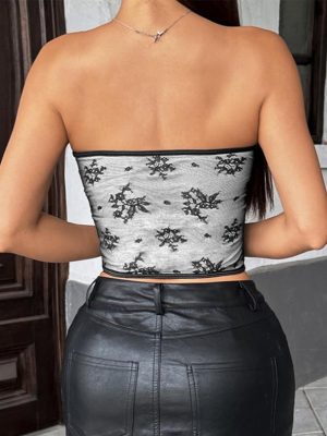 mesh tube top