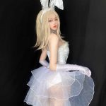 bunny-cosplay-white-bodysuit-2 bunny cosplay costumes