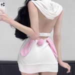 bunny-costumes-white-cute-hoodie-4 bunny cosplay