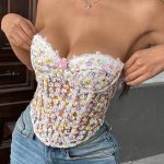 cute-flowers-mesh-top-3 Cute flowers mesh top B4010