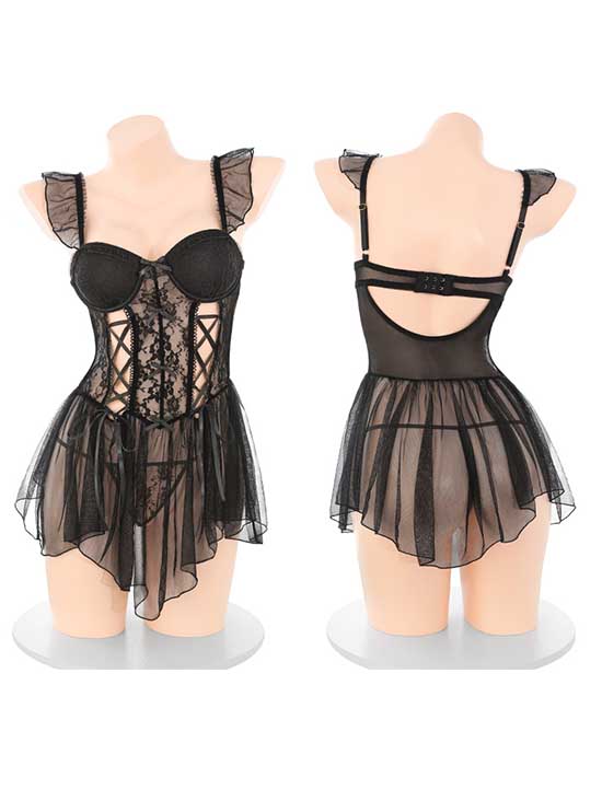 cute-tunic-mesh-dress-2 cute mesh lingerie