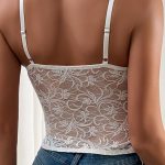 floral-pattern-lace-top-4 Floral pattern lace top B4004