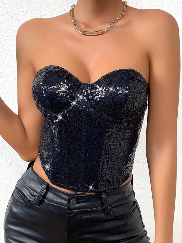glitter-hot-tube-top-4 Glitter hot tube top B4028