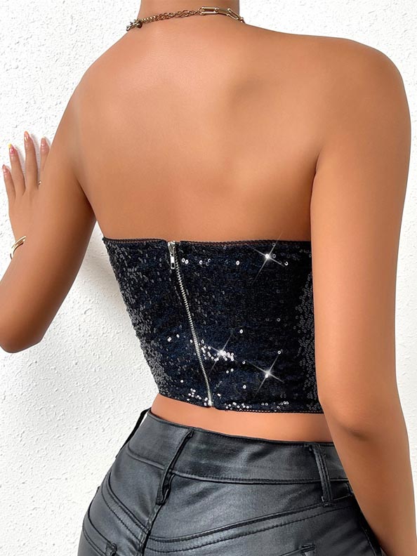 glitter-hot-tube-top-6 Glitter hot tube top B4028