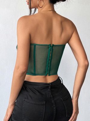 vintage lace tube top