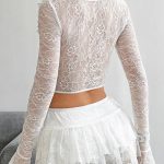 long-sleeve-lace-top-6 Long sleeves lace top B4005