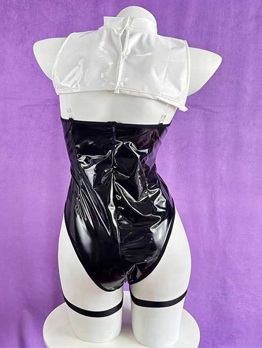 nun-cosplay-black-lingerie-suit-5 sexy nun cosplay costumes