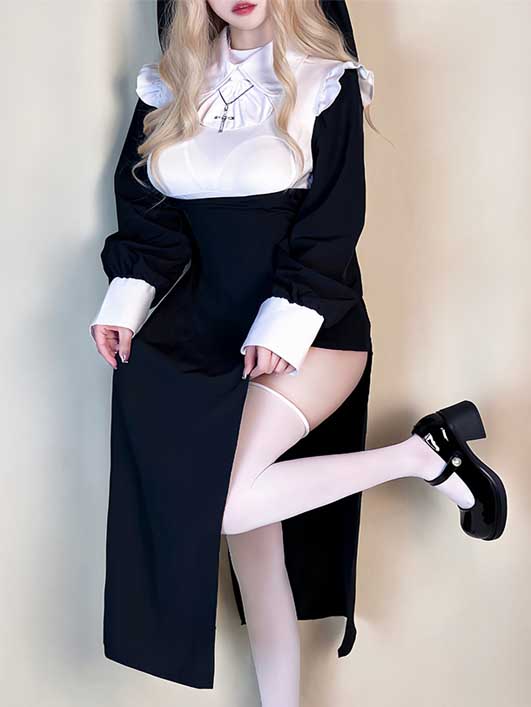 nun-cosplay-dress-suit-5 hot cosplay nun costumes