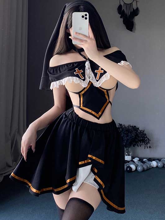 nun-cosplay-irregular-dress-suit-1 nun cosplay costumes