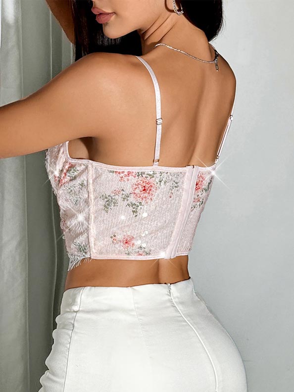 pink-cute-floral-top-3 cute tube top