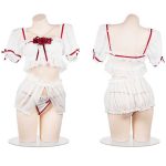 red-rose-mesh-cute-suit-5 cute cospaly costumes