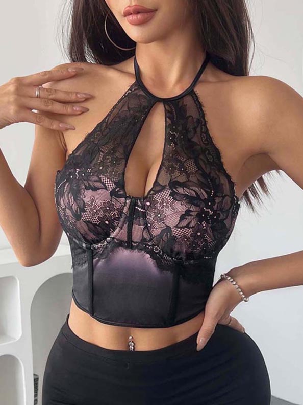 sling-hollow-lace-top-1 club wear