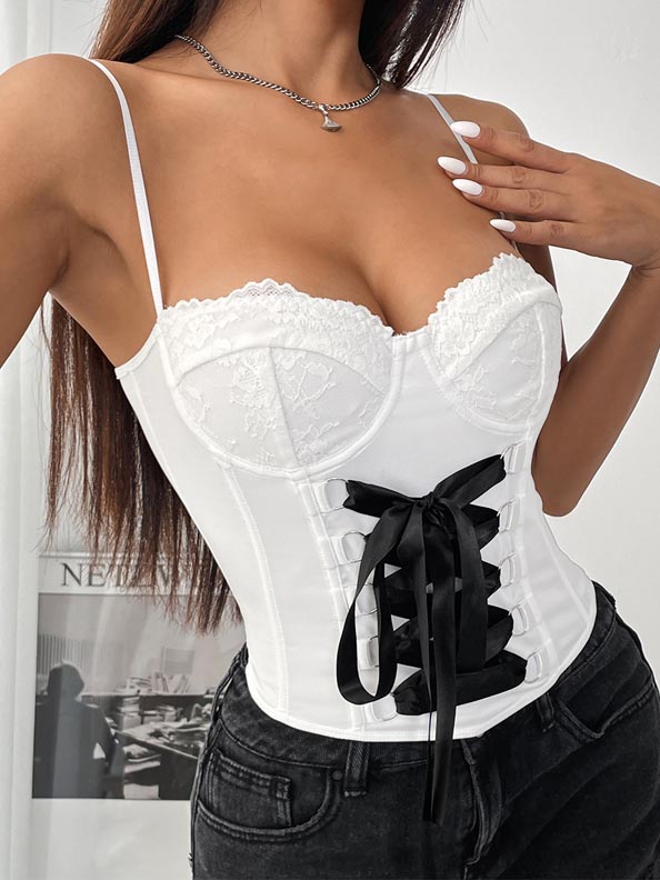 white-cute-lace-top-5 White cute lace top B4023