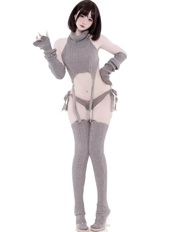 Anime-cosplay-turtleneck-sweater-set-2 anime cosplay