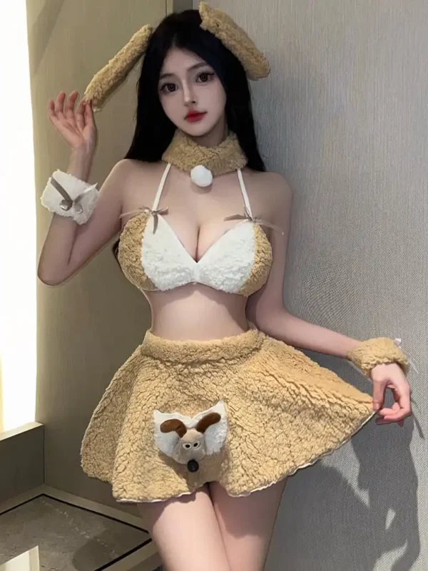 Plush Kawaii Puppy Uniform-1 cute plush pajamas