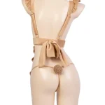 brown-bear-apron-plush-dress-3 cute plush pajamas