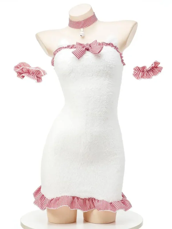 brown-bear-plush-cute-dress-3 cute plush pajamas