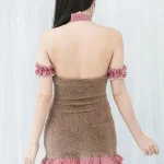 brown-bear-plush-cute-dress-4 cute plush pajamas