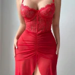 hot-lingerie-lace-fishtail-sling-dress-4 best lingerie website
