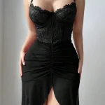 hot-lingerie-lace-fishtail-sling-dress-7 best lingerie website