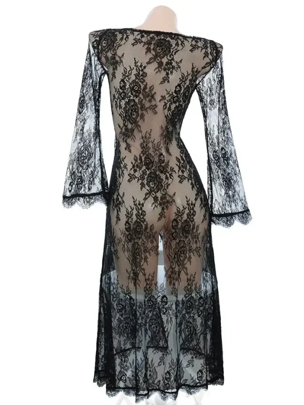 hot-lingerie-long-mesh-dress-3 sexy lingerie store
