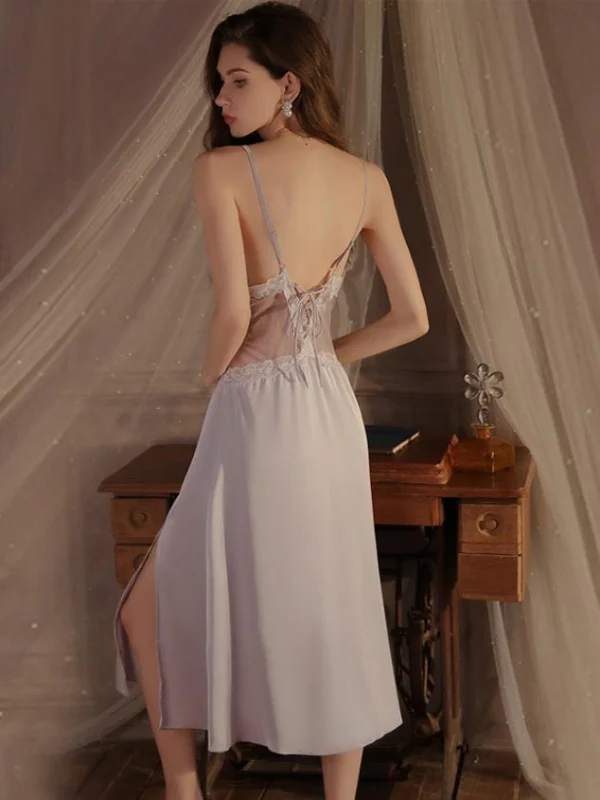 long-high-split-nightdress-6 sling nightwear