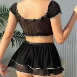 maid-cosplay-costumes-mesh-suit-4 sexy maid role play