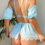 maid-costumes-cute-blue-suit-4 sexy maid role play