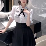 perspective-youthful-playing-suit-1 sexy student playing with skirt