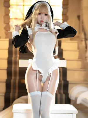 sexy nun cosplay