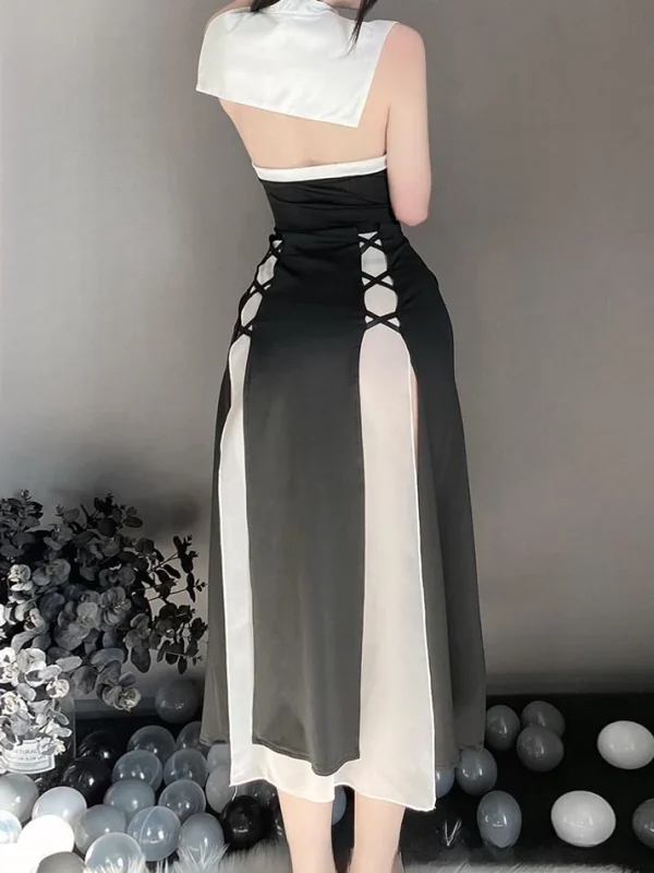 sexy-nun-costumes-long-dress-3 sexy nun costumes shop