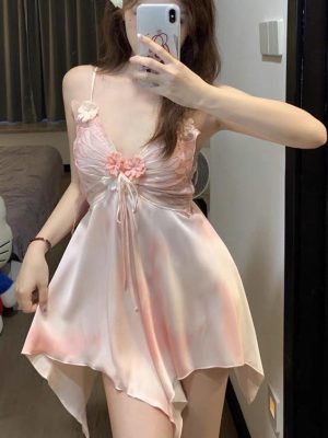 smudged-french-nightdress-1 cute nightwear