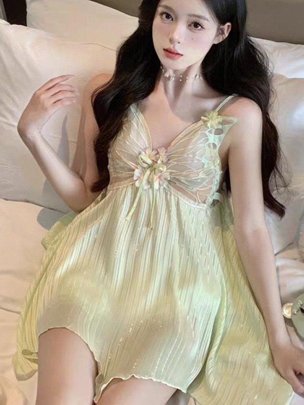 smudged-french-nightdress-2 cute nightwear