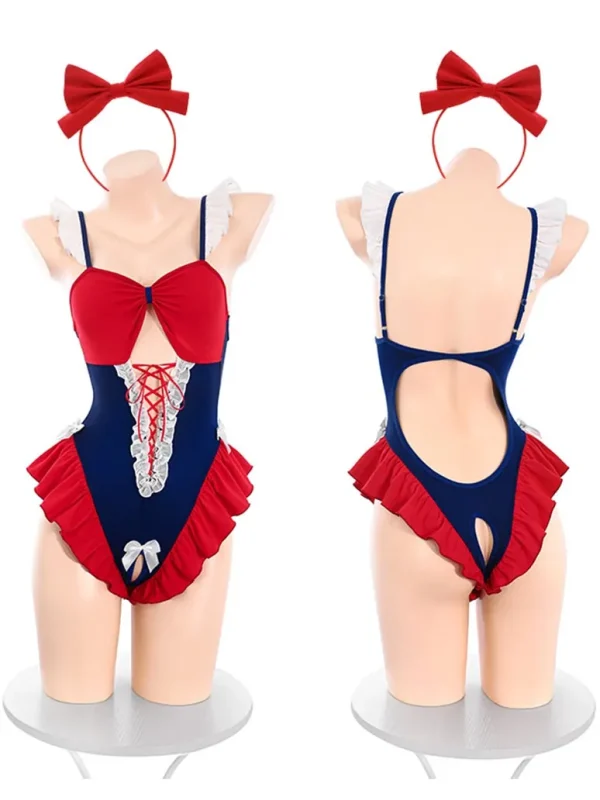 snow-white-cosplay-open-crotch-bodysuit-2 cosplay princess lingerie