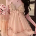 super-cute-lace-nightdress-1 french style nightwear