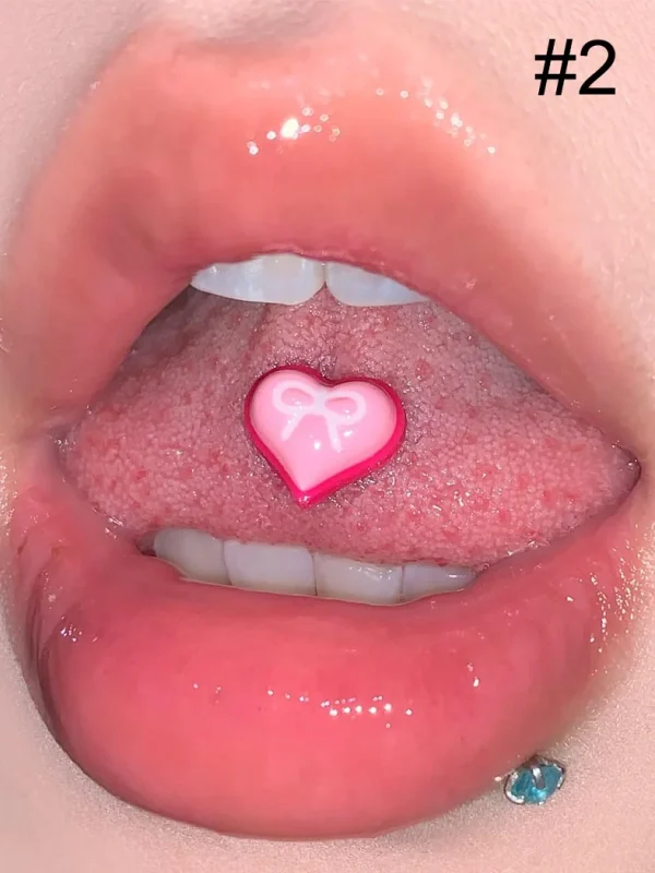 Body-Jewellery-heart-bownot-Tongue-Stud-3 body piercing jewellery