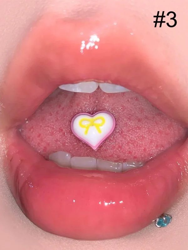 Body-Jewellery-heart-bownot-Tongue-Stud-4 body piercing jewellery