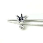 Lip-Piercing-Jewellery-Butterfly-Circular-Barbell-3 Lip Piercing Jewellery Butterfly Circular Barbell L009