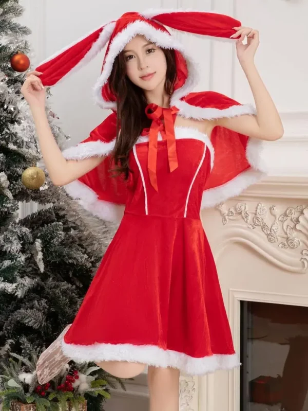 christmas-costume-bunny-cloak-dress-suit-1 cute christmas costumes