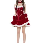 christmas-costume-cute-velet-dress-suit-4 cute christmas costumes