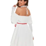 christmas-costume-cute-white-plush-dress-3 cute christmas costumes
